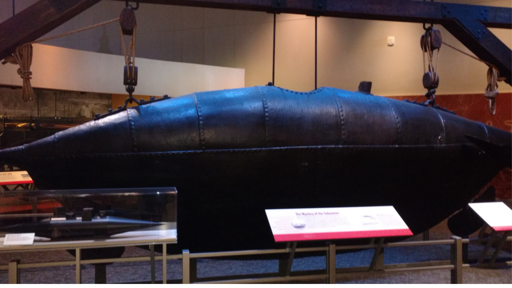 Civil War submarine, Capitol Park Museum